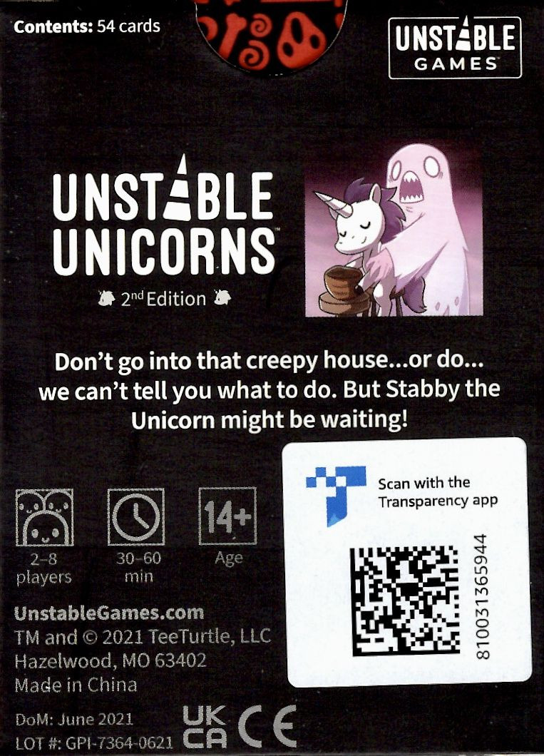Unstable Unicorns : Nightmares Expansion Pack
